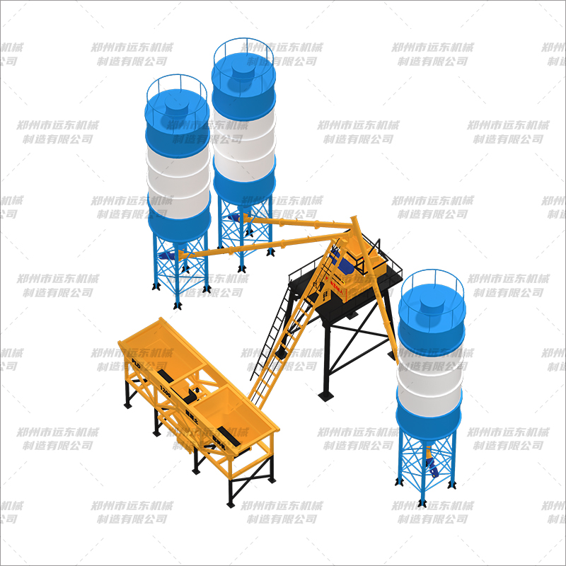 HZS35简易站(750+2仓)(图4) HZS35简易站(750+2仓)(图4)