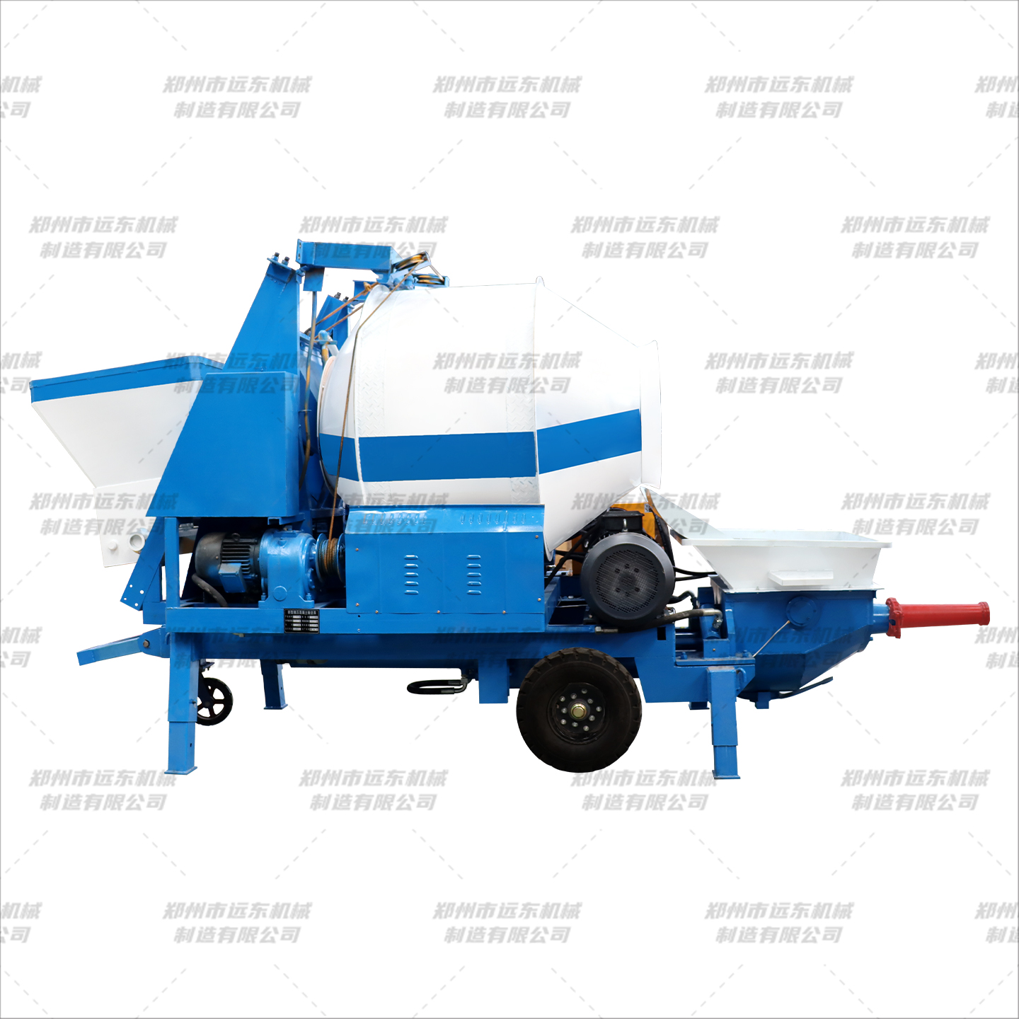 混凝土搅拌输送一体机(图3) 混凝土搅拌输送一体机(图3)