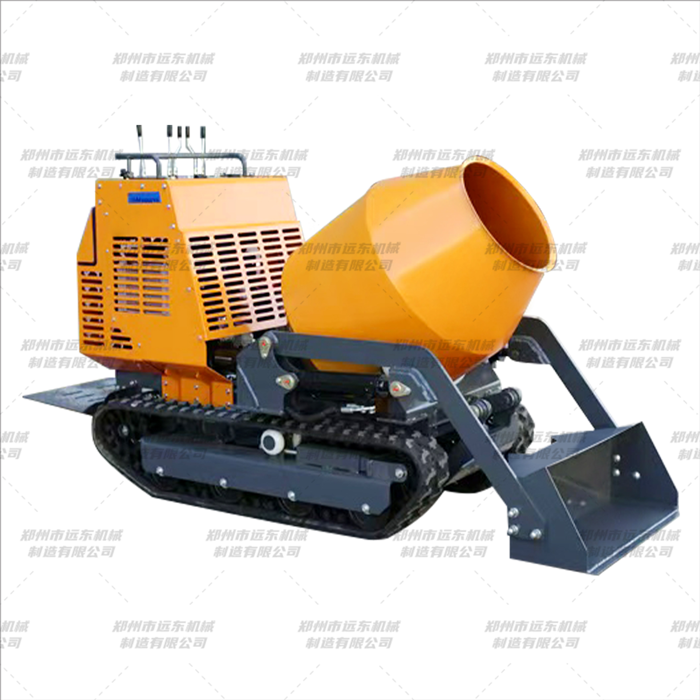 液压履带式搅拌车(图2) 液压履带式搅拌车(图2)